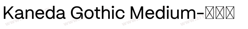 Kaneda Gothic Medium字体转换 Kaneda Gothic Medium字体转换